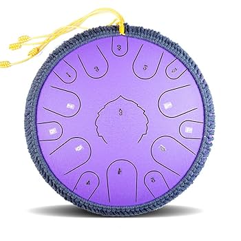 スリットドラム 12インチ13音 打楽器 スチール ハンドドラム タングドラム Amazon | ONE STEPスリットドラム 12インチ 13音打楽器 スチール